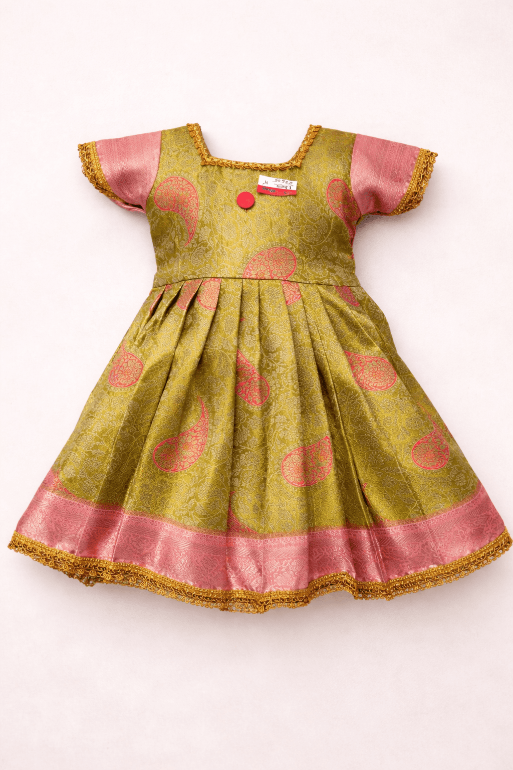 Pink Gold Dress - Size 18
