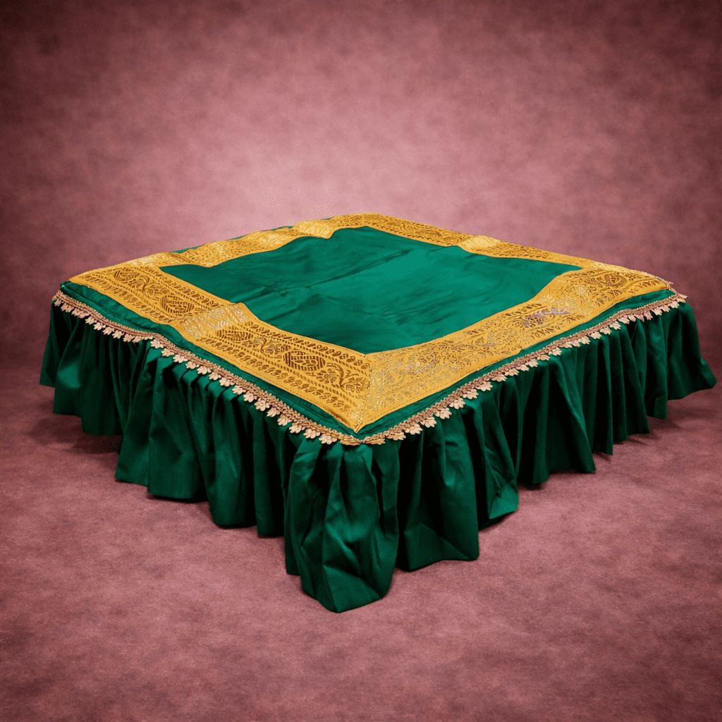 Emerald Green Royal Saree - Image 6