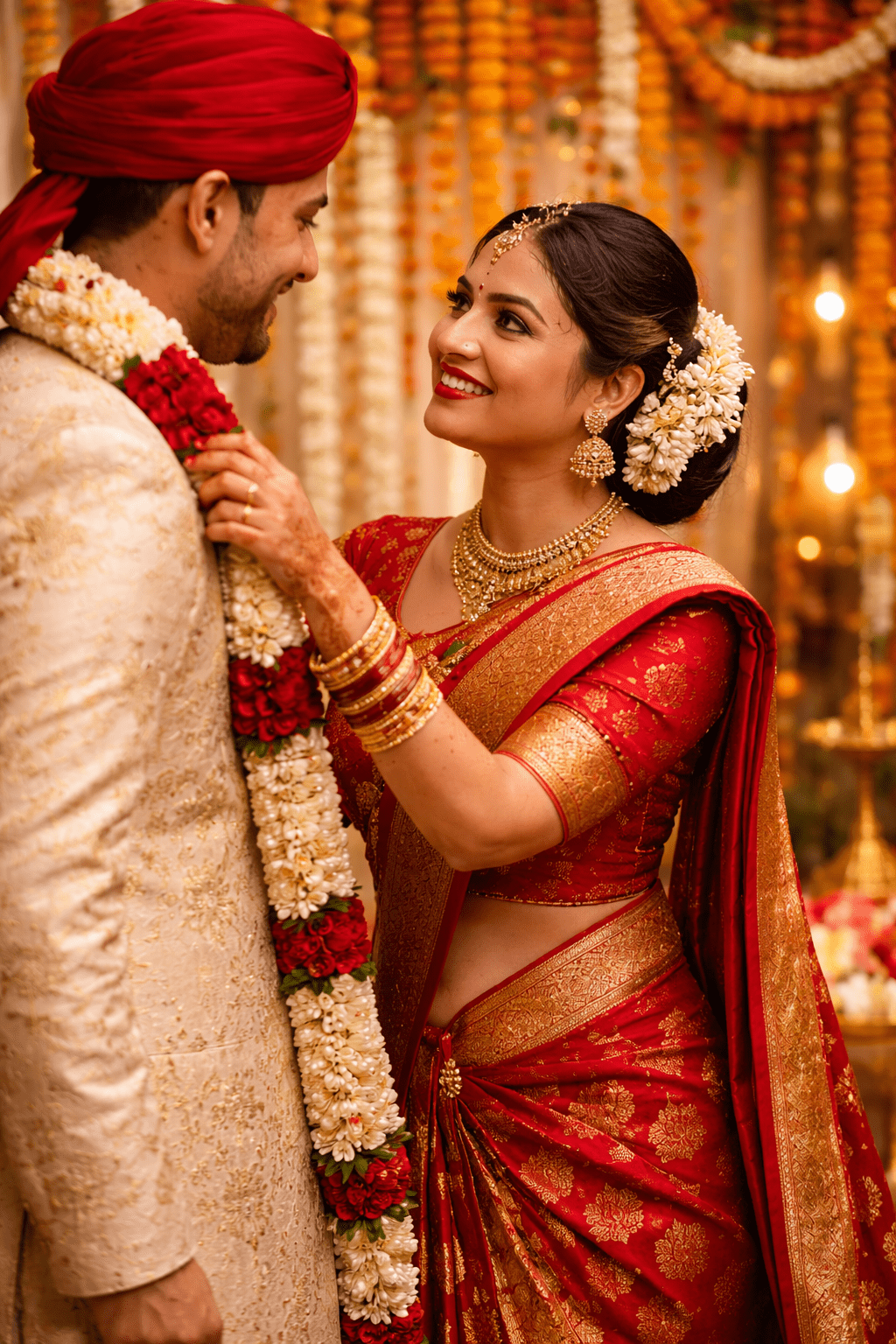 Emerald Green Royal Saree - Image 11